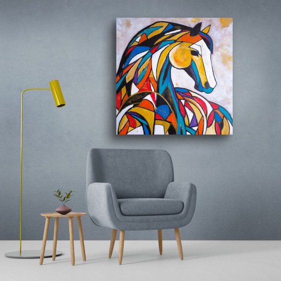 Mosaic Mustang