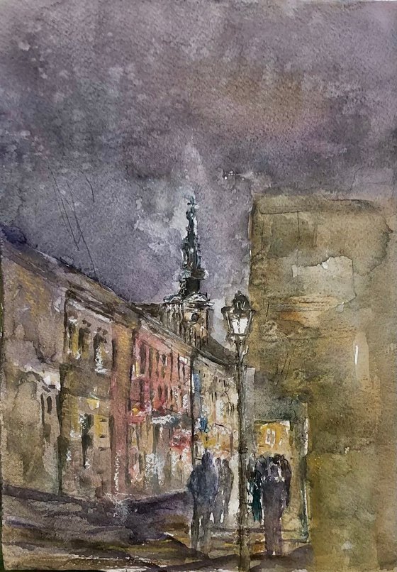 Silence under the starry blessing