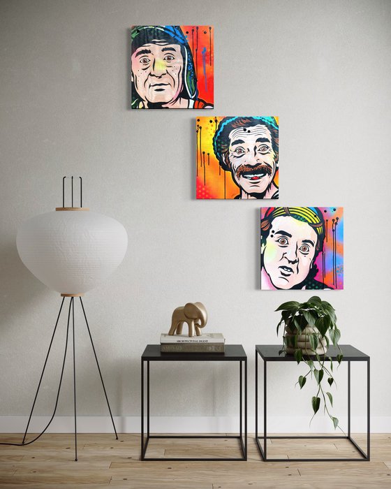 El Chavo Del Ocho Triptych