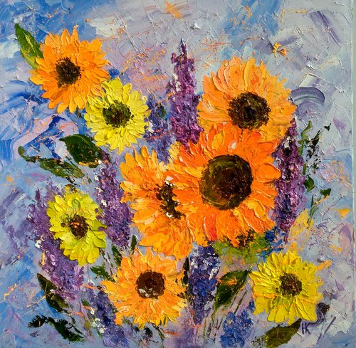 Sunflowers by Halyna Kirichenko