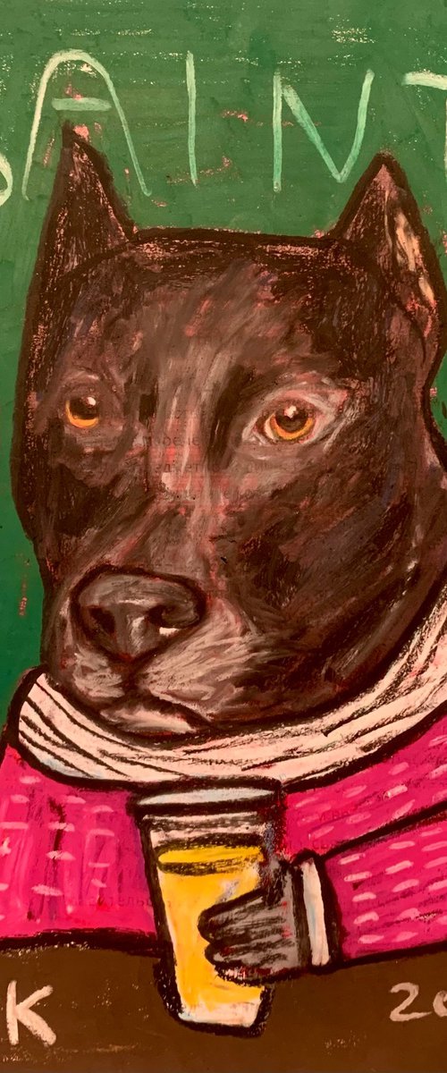 Drinking dog #167 by Pavel Kuragin