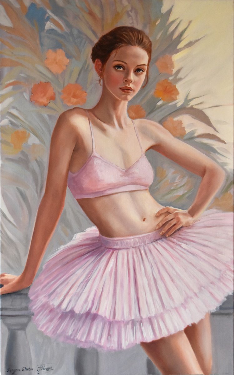 A ballerina in pink II by Serghei Ghetiu