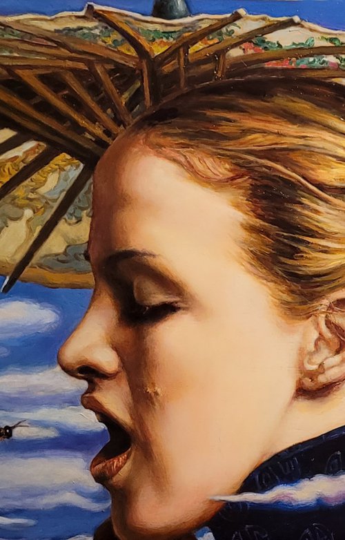 Wasp Queen, Contemporary, Photorealistic, Whimsical by QI Debrah