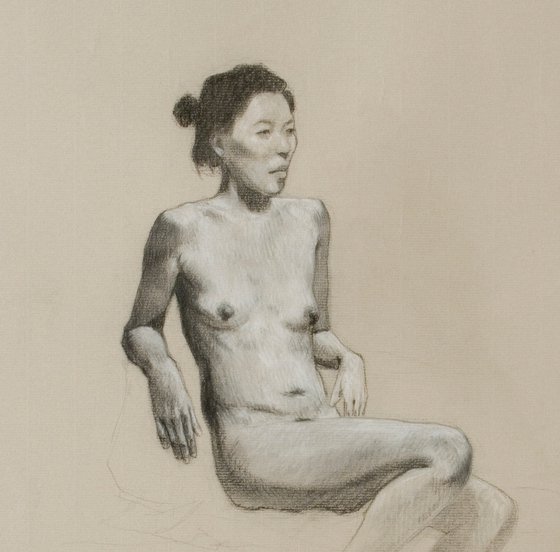 nude drawing of a woman
