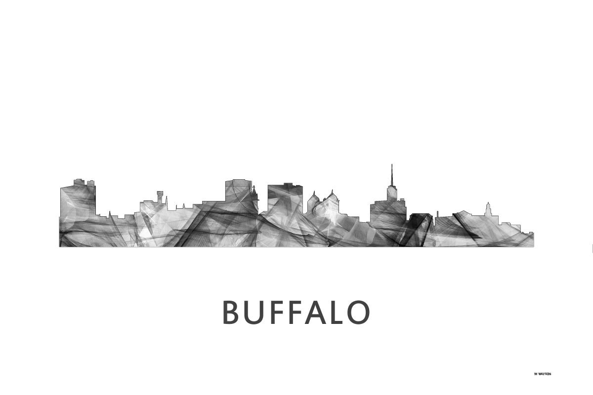 Buffalo Skyline WB WB by Marlene Watson