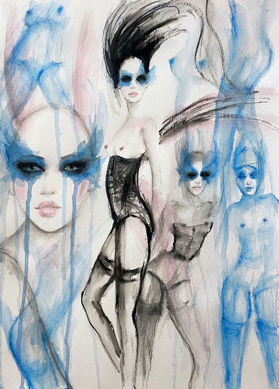 Blue Dancers – II