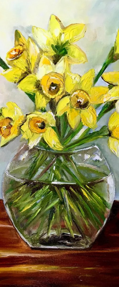 Bouquet of Daffodils #4 by Olga Koval