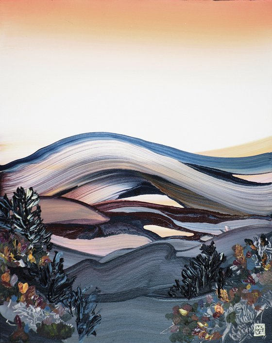 Sienna Sunrise Triptych