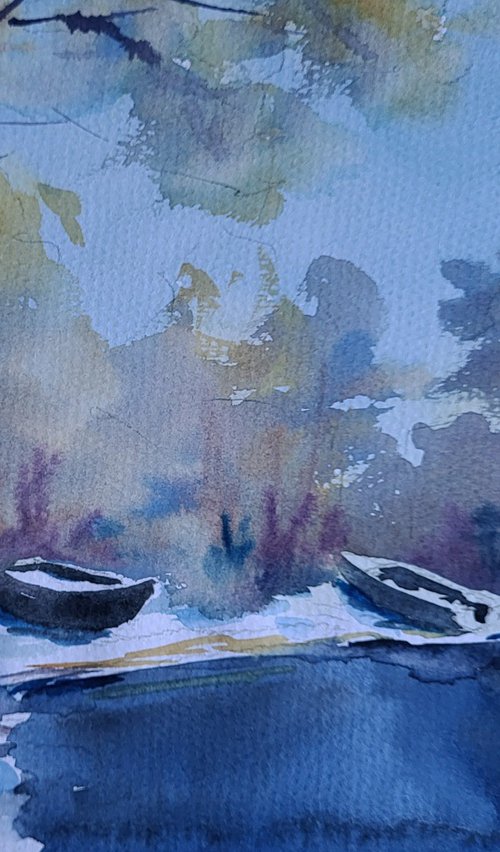 Snowy morning light by Boris Serdyuk