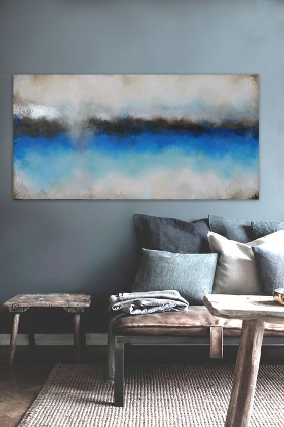 silver blue (140 x 70 cm)