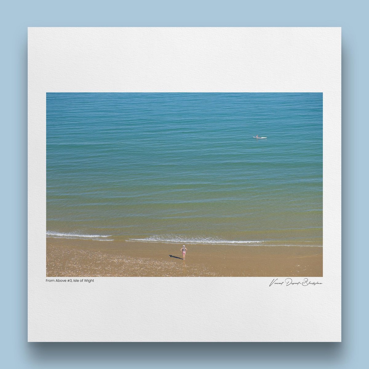 Landscape Photograph By Vincent Dupont-Blackshaw, 20 X 20", From Above #3, Original Artwork