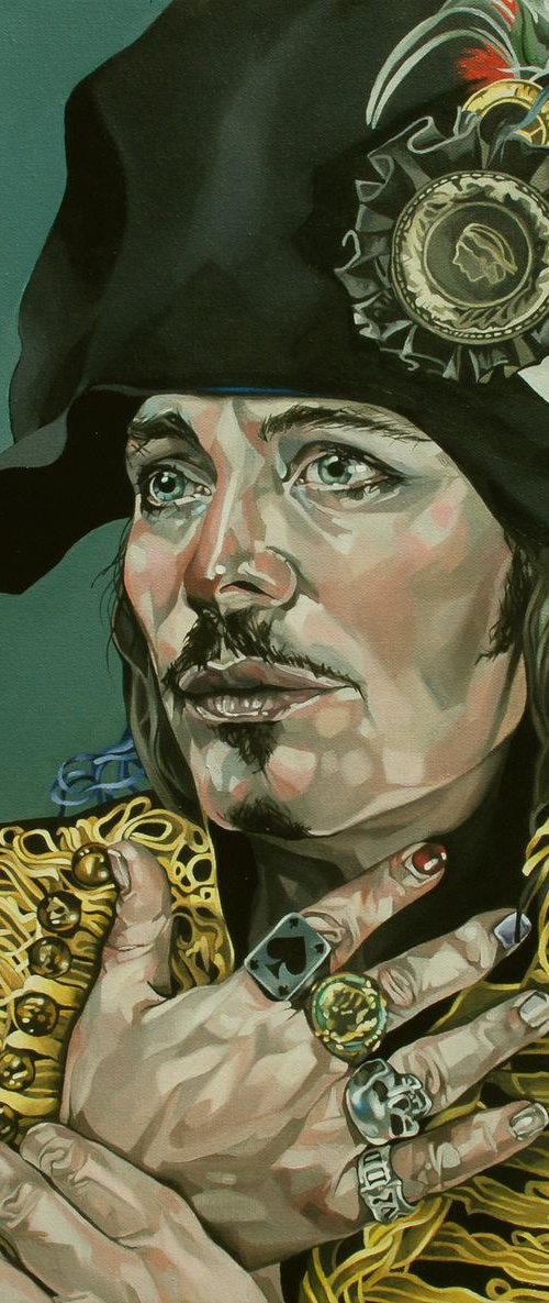 Adam Ant Blue Black Hussar(NOW AVAILABLE AS LIMITED EDITION PRINT) by Jo Beer
