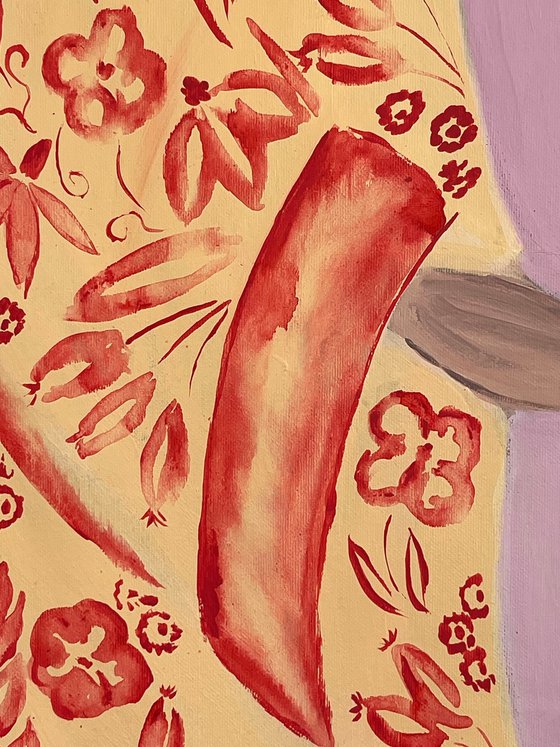 Mother Daughter Painting