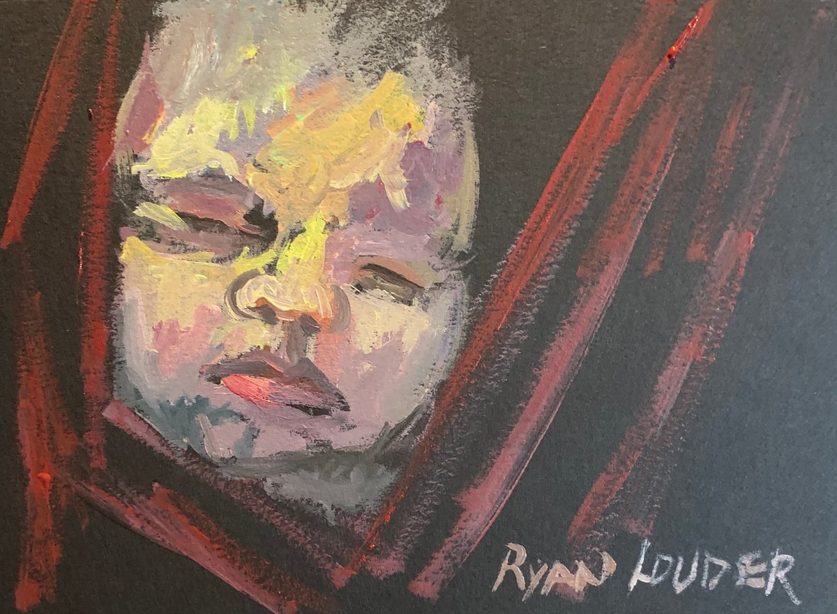 A Baby Sleeping by Ryan Louder