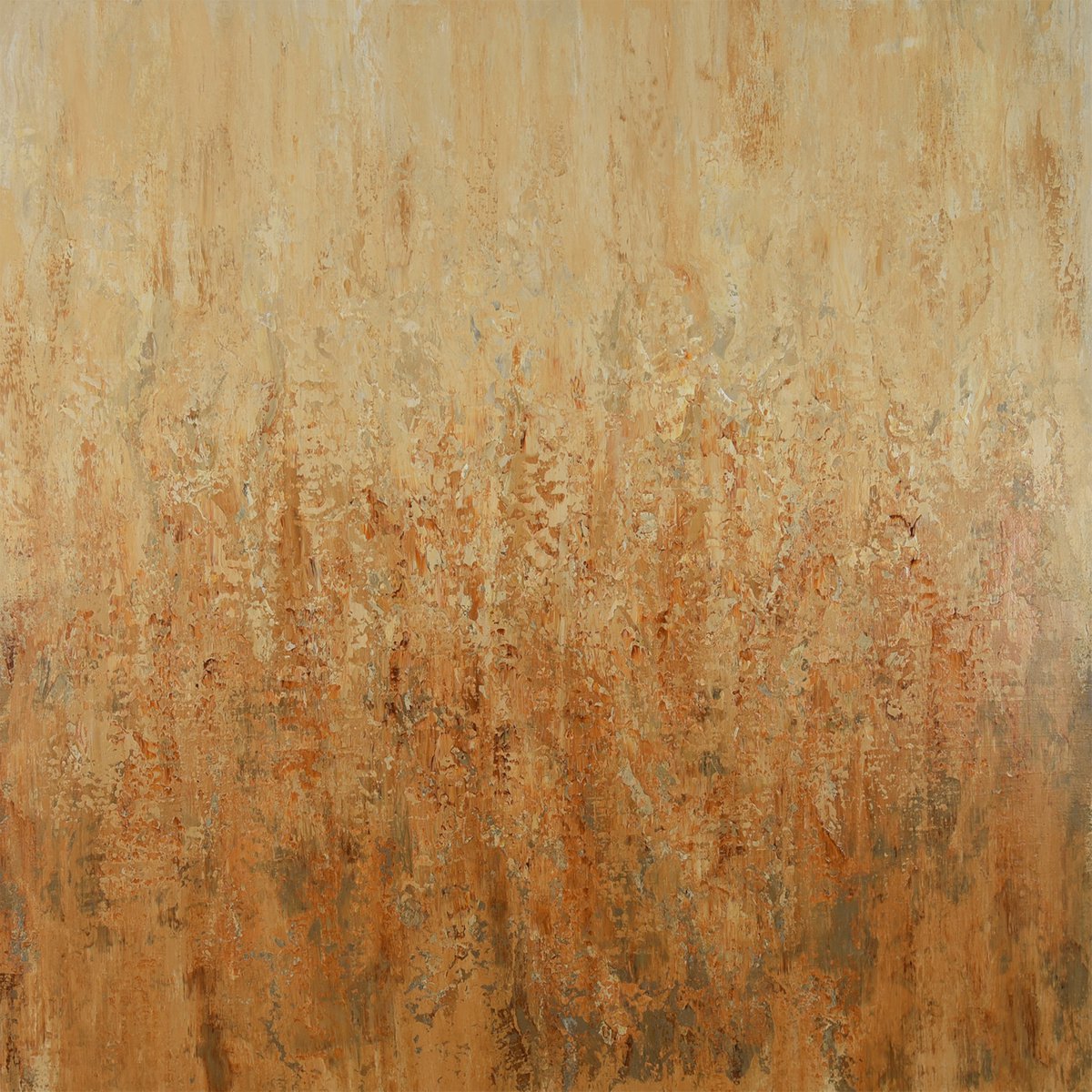 Soft Light - Textured Tonal Abstract Field by Suzanne Vaughan