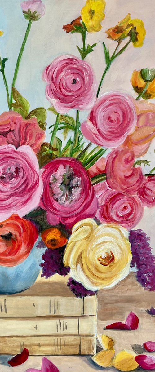 Ranunculas by Anne Bannell