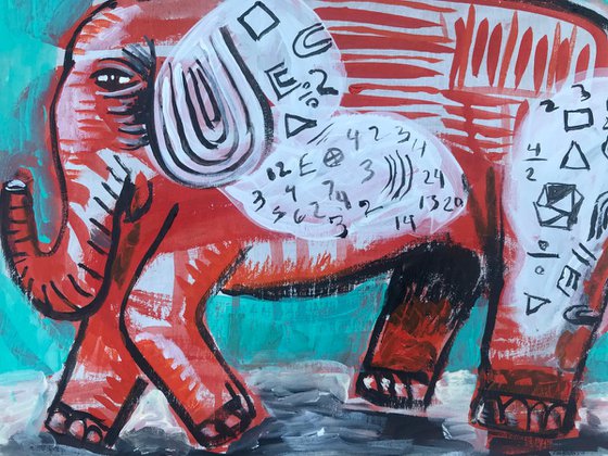 Orange Elephant