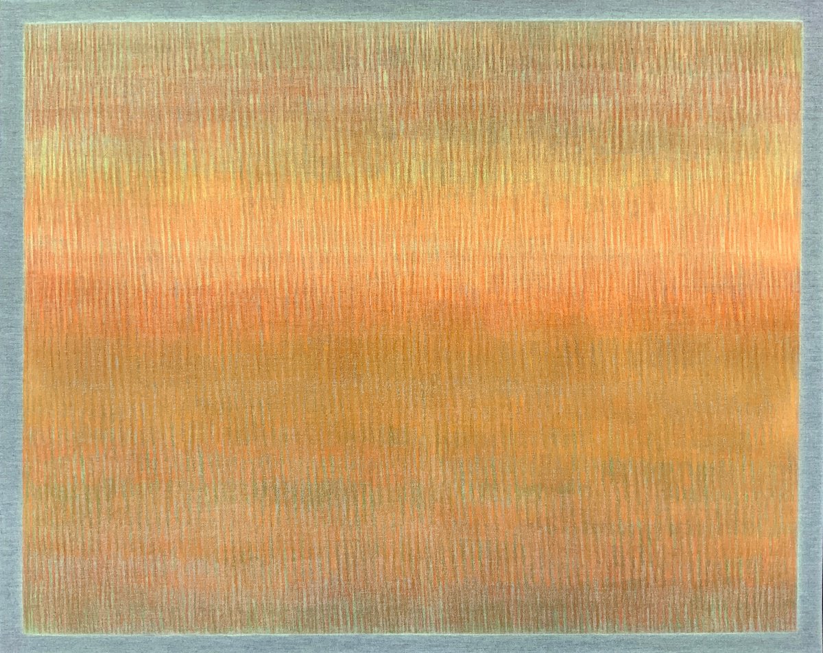 Abstract Acrylic Painting By Malgorzata Krakowiak, 39 X 31", Sublimat N*142, Original Artwork