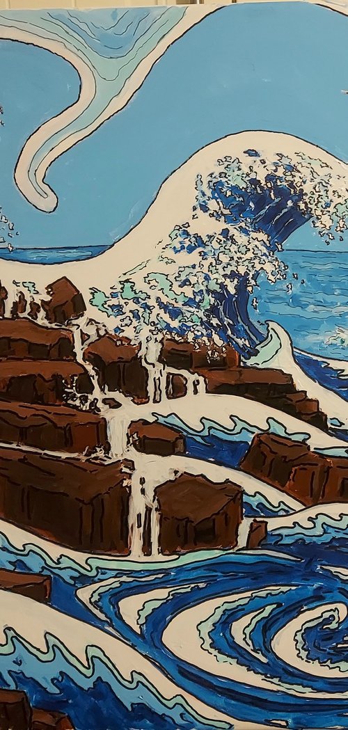 Japanese seascape by Colin Ross Jack