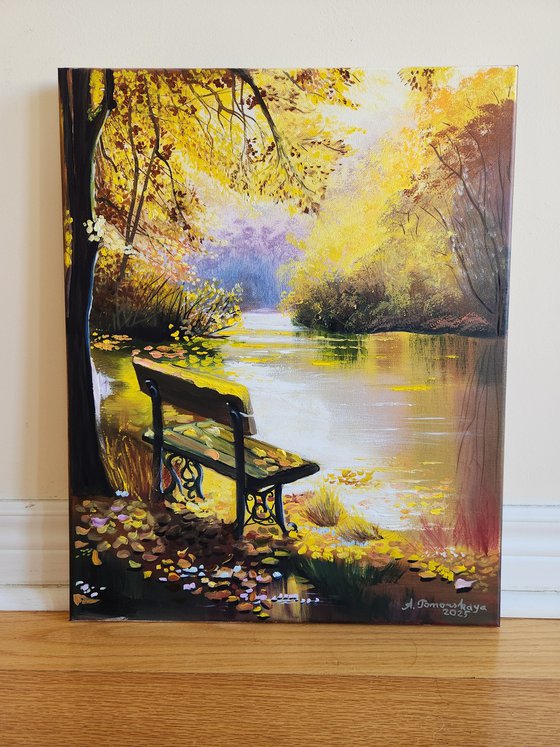 Golden October by the Lake