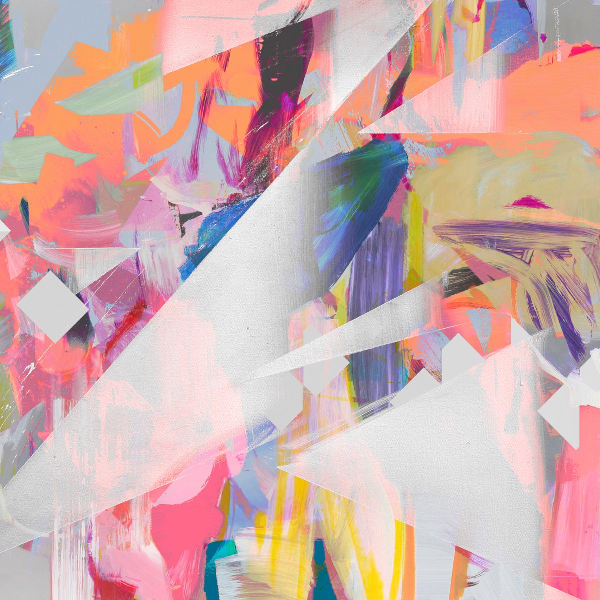 Abstract Limited Edition Print By The Most Active, 19 X 19", Colour Flex 3, Original Artwork