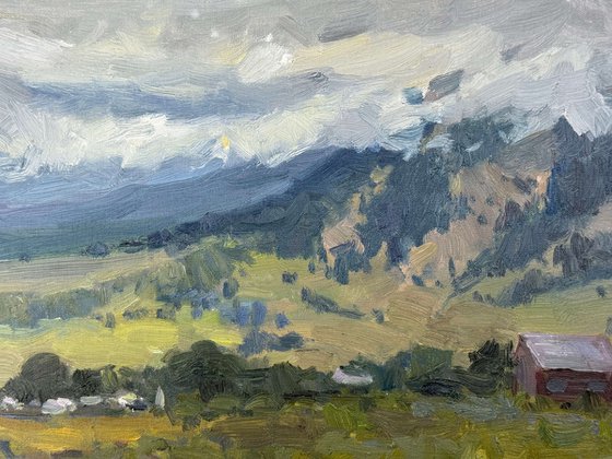 Rainy Morning on Springhill Road