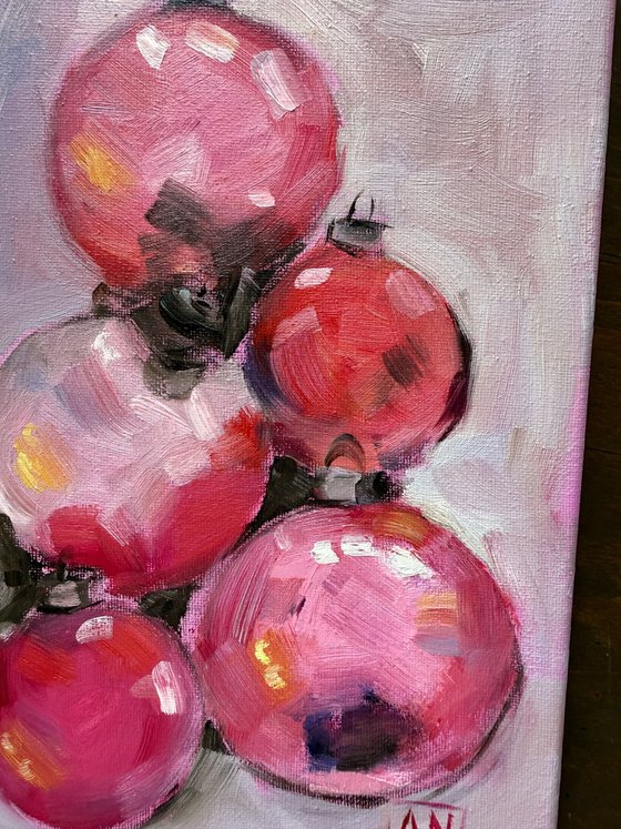 Christmas Pink Baubles