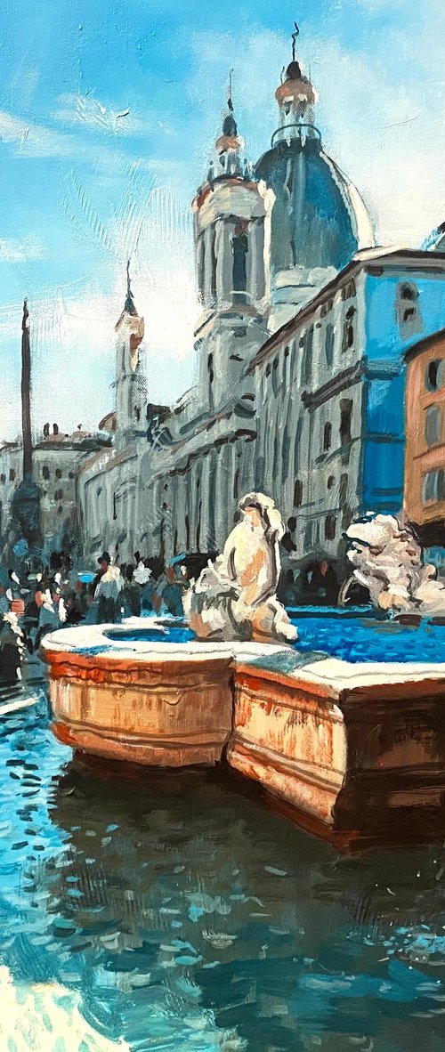 Piazza Navona, Rome by Paul Cheng