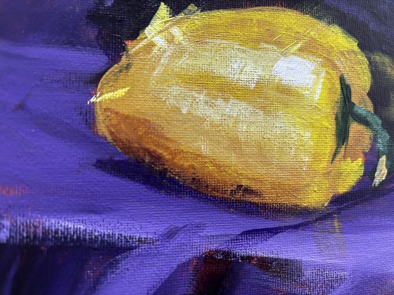 Eggplant and Yellow Pepper