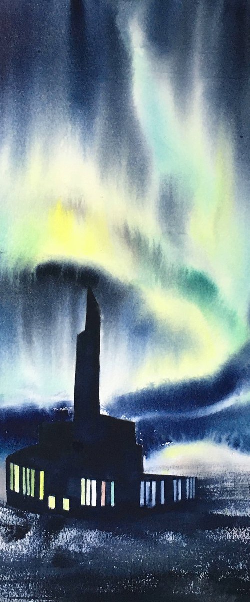 "Cathedral of the Northern Lights" by OXYPOINT