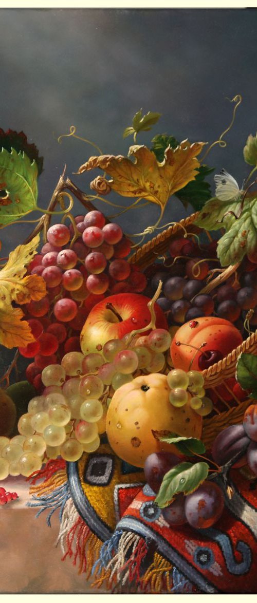 Still life with a pear by Alexander Mikhalchyk