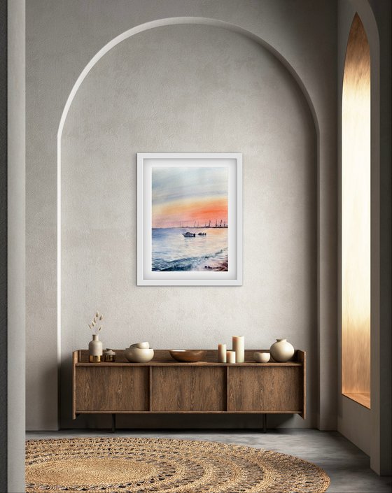 Calm Evening by the Water