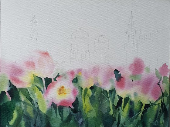 Munich cityscape serenity