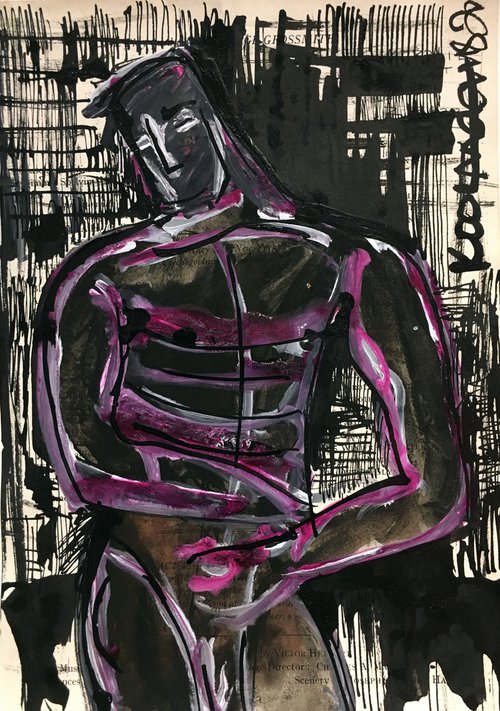 Muscular Male Figures by Koola Adams