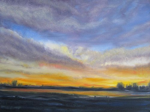 Fenland Sunrise by Ashley Baldwin-Smith