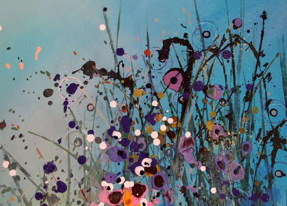 Bohemian - Original abstract floral landscape