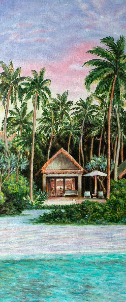 Palms in Paradise by Vera Melnyk by Vera Melnyk