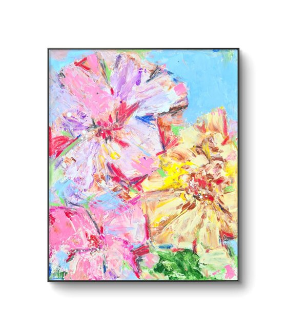 Sun-Painted Flowers