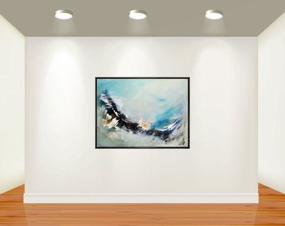 Flying Dreams  - Abstract Art - Acrylic Painting - Canvas Art - Framed Painting - Abstract Painting - Ready to Hang