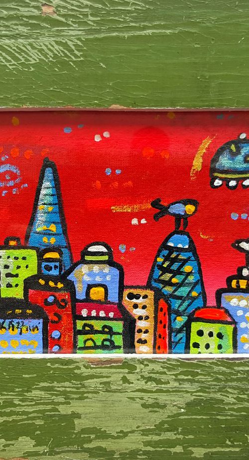 Red Green London by Maria Luisa  Azzini