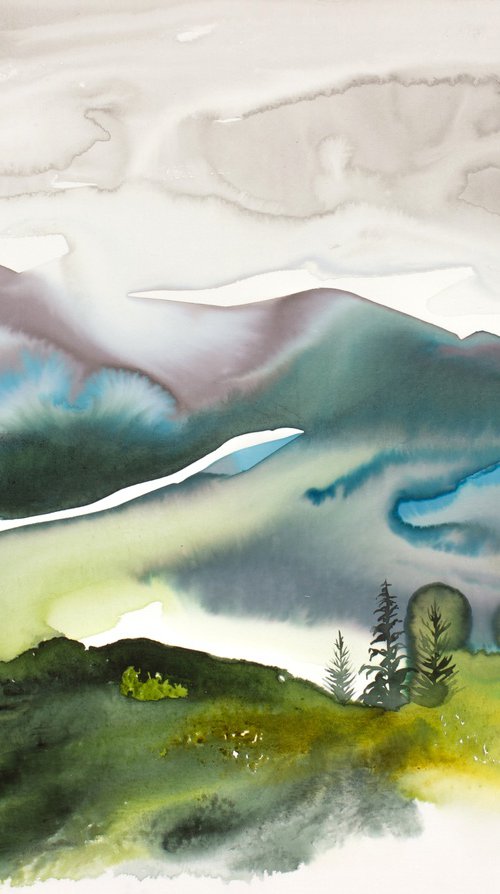 Mountainscape No. 5 by Elizabeth Becker