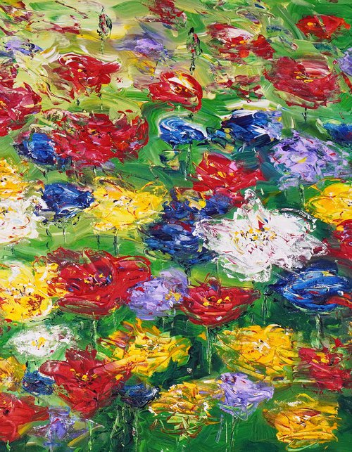 Red Poppies L 5 by Peter Nottrott