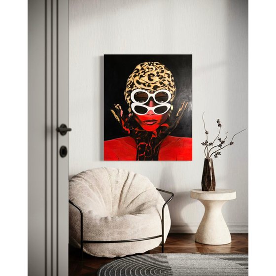 The Lady With The Leopard Print