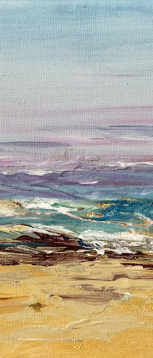 Stormy sea in a frame by Marja Brown