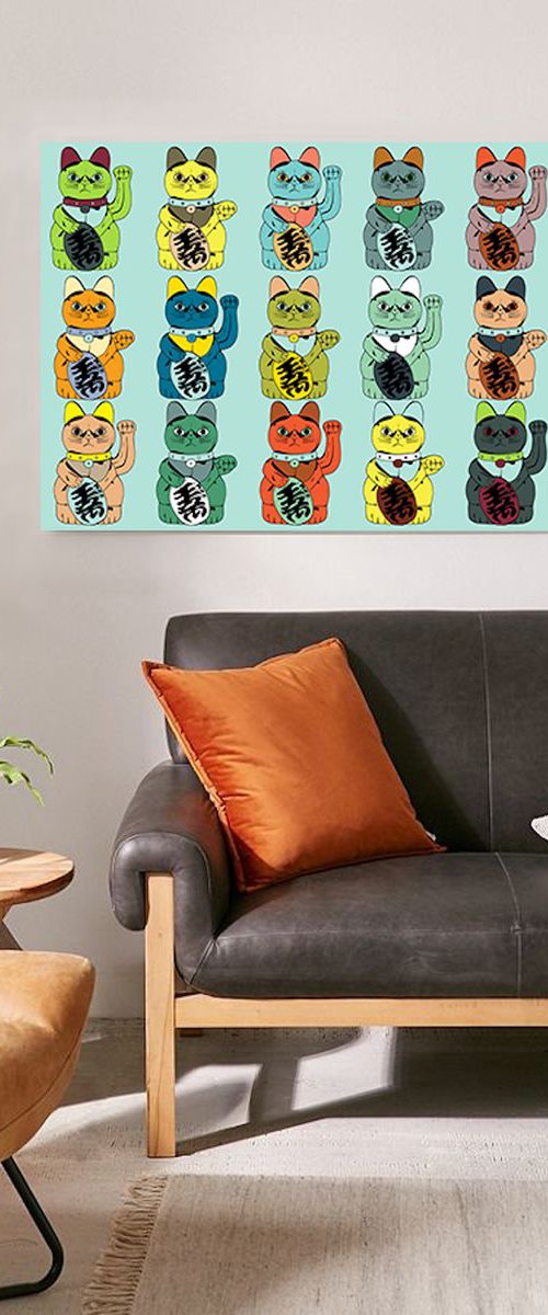 Maneki-neko by Van Lanigh