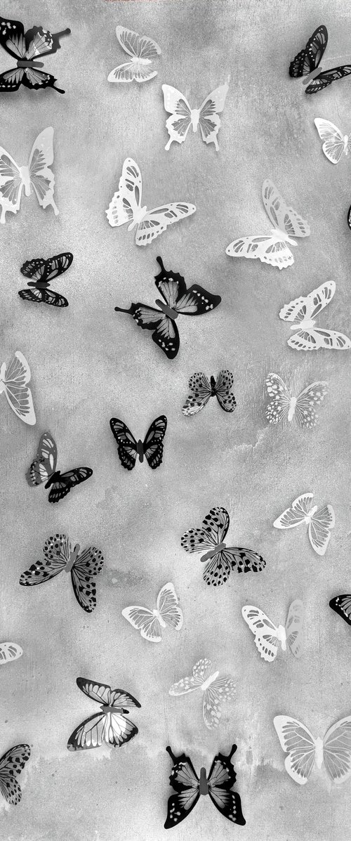 Wall Sculpture Butterfly Park 11 by Sumit Mehndiratta