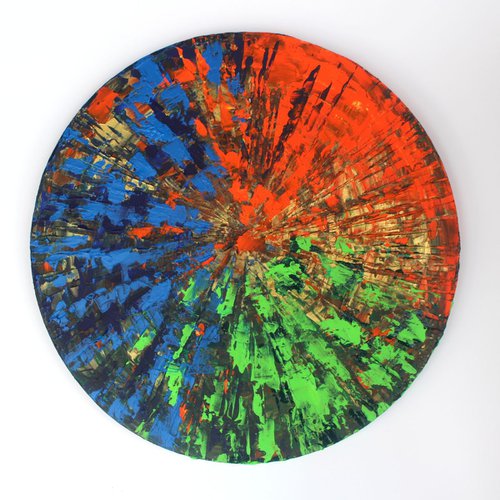 Colour wheel  II by Paul J Best