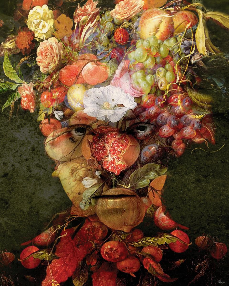 Illustrative Portrait Photograph By Bojan Jevtic, 35 X 43, Wanted, Original Artwork