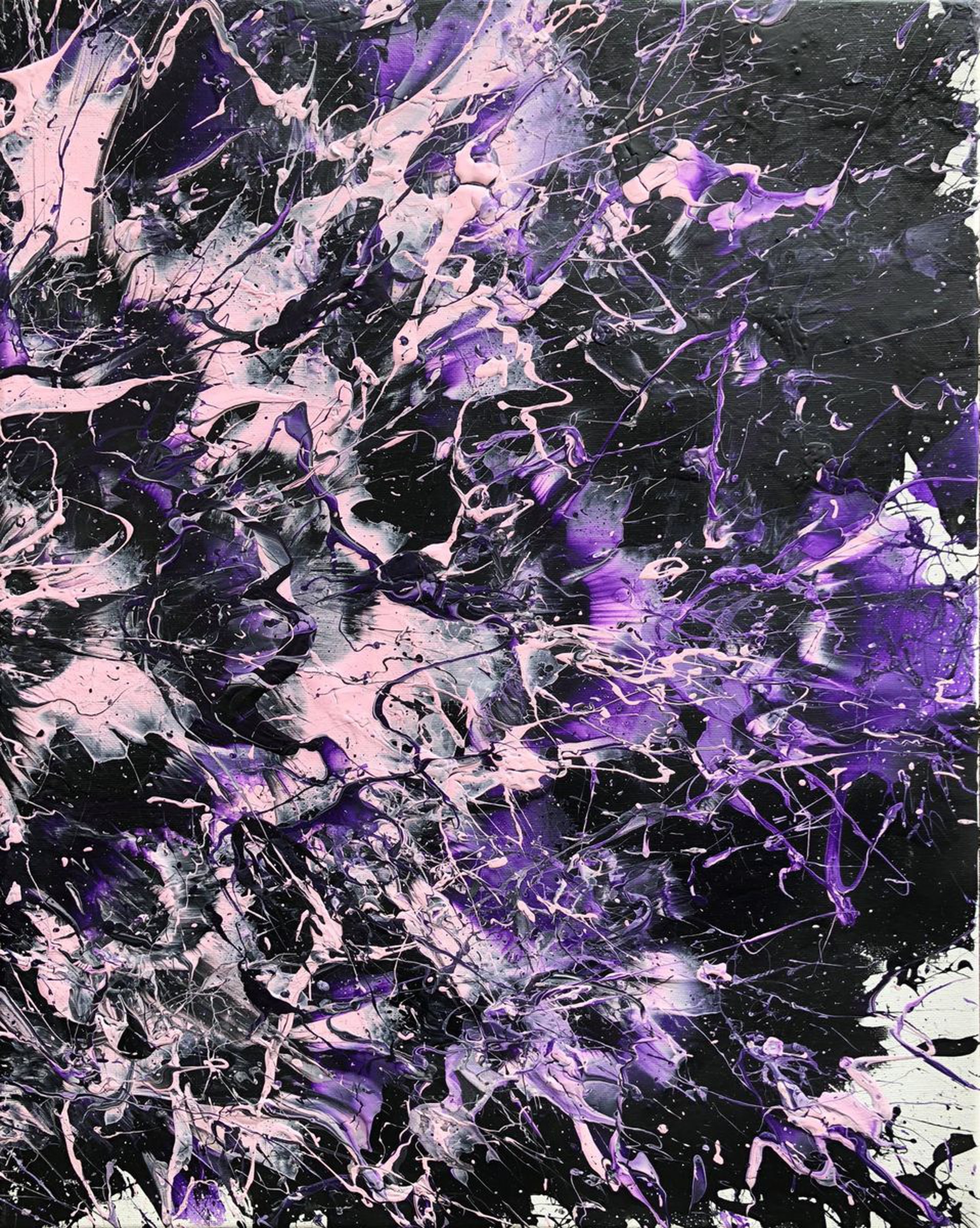 Spectrum 3 2018 16x20 Painting Jackson Polloc Artfinder