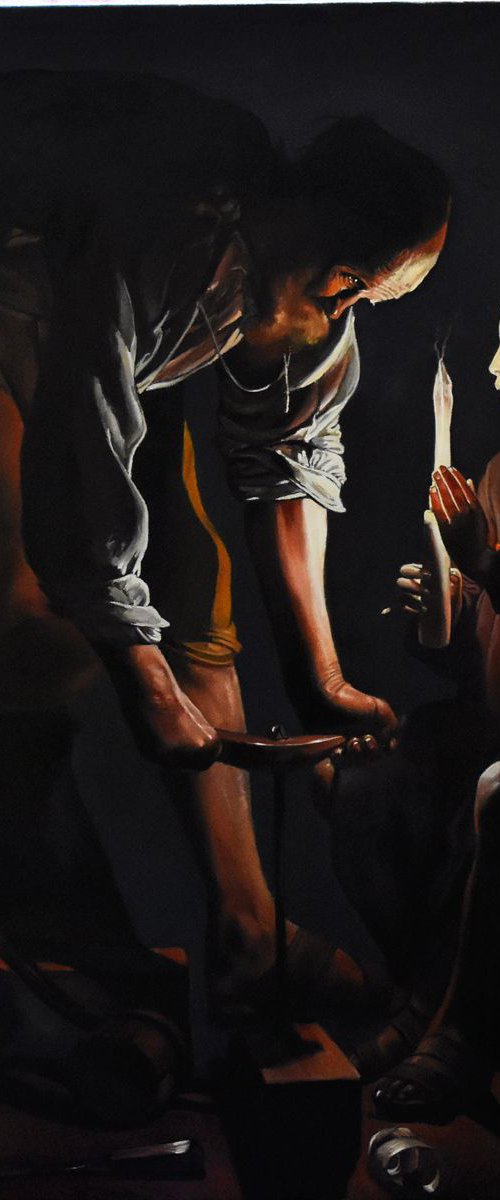 A work of study: "Saint Joseph carpenter" of Georges de la Tour by Serghei Ghetiu